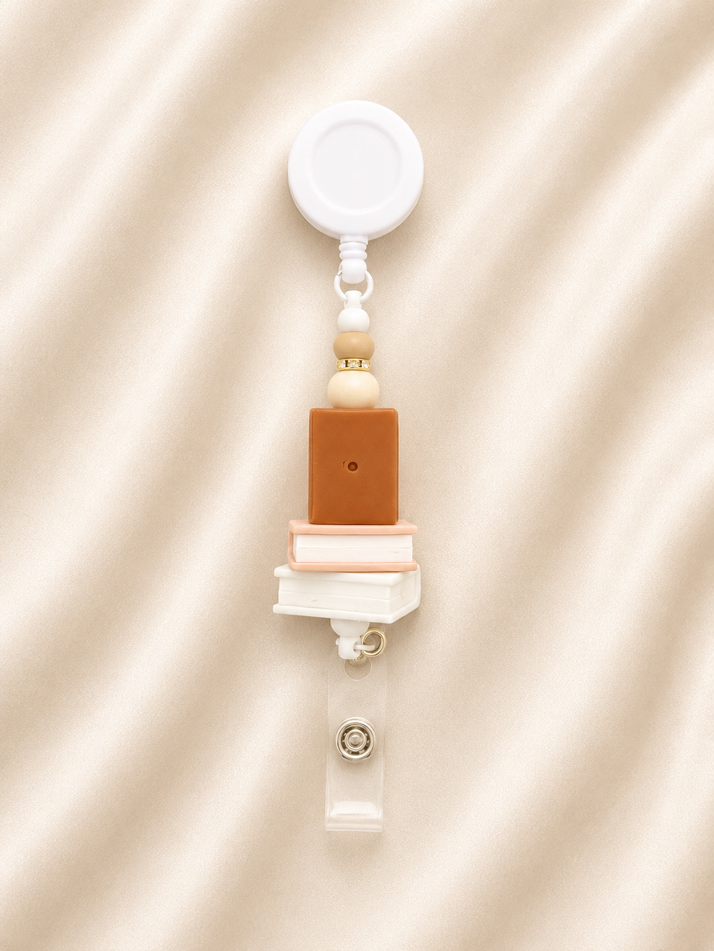 Book Lover Retractable Badge Reel