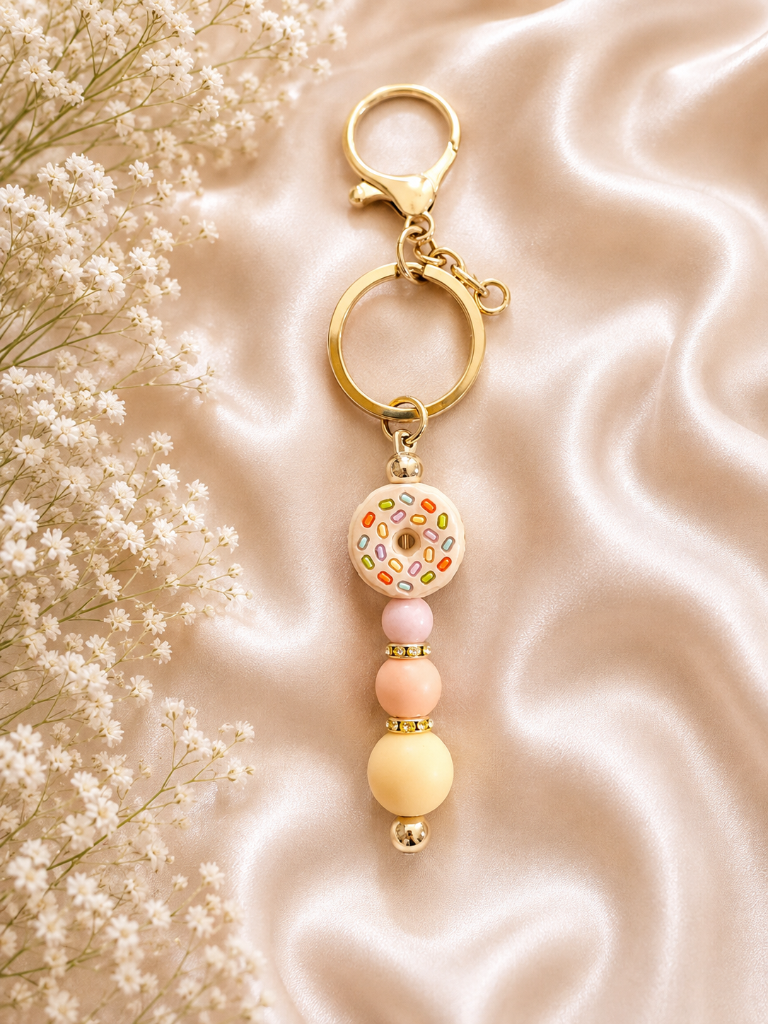 🍩 Sweet Treat Donut Keychain