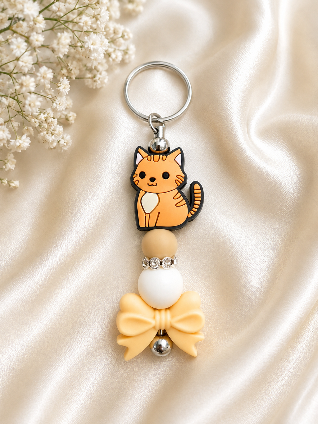 🐱 Sweet Ginger Cat Keychain