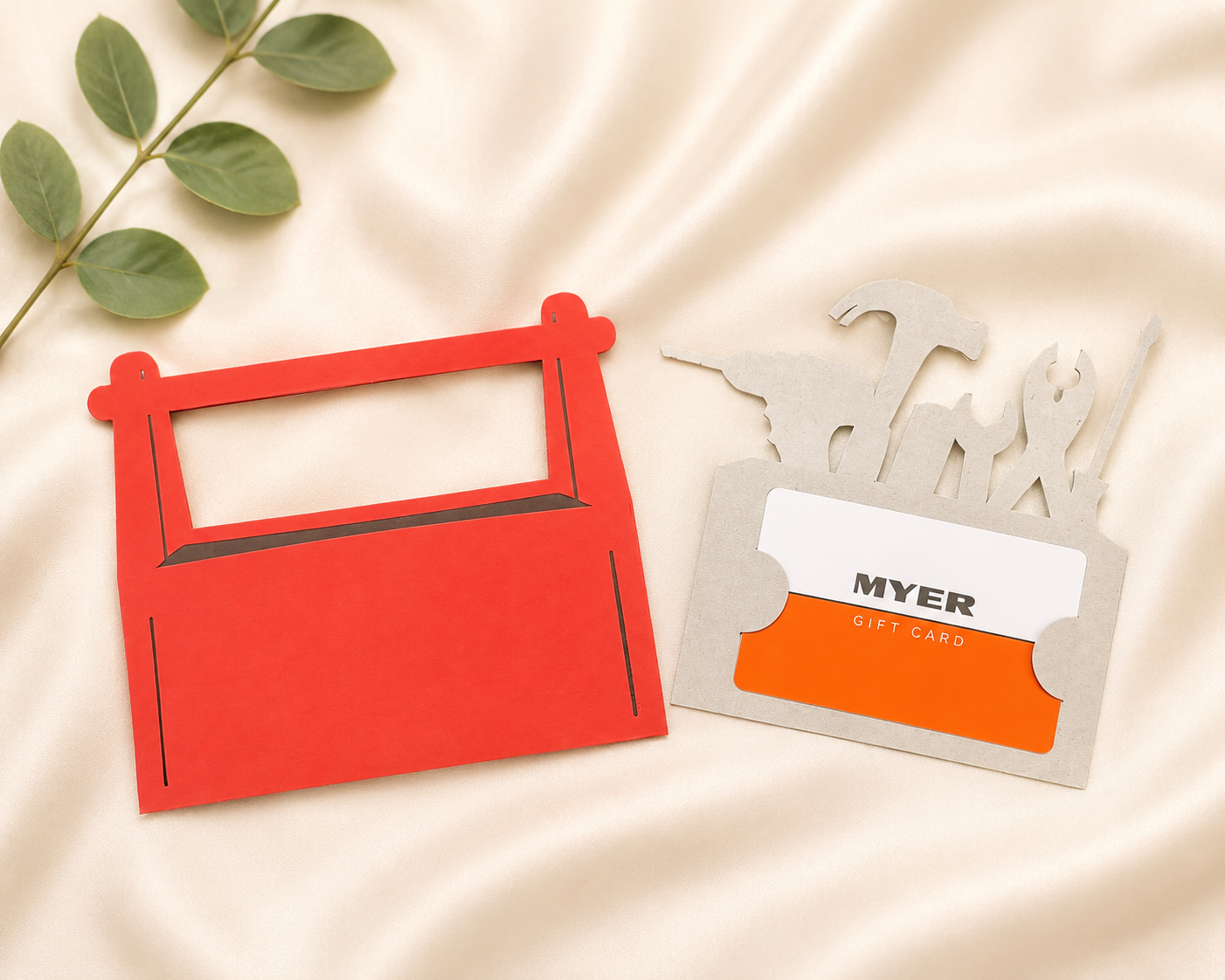 Toolbox Paper Gift Card Holder