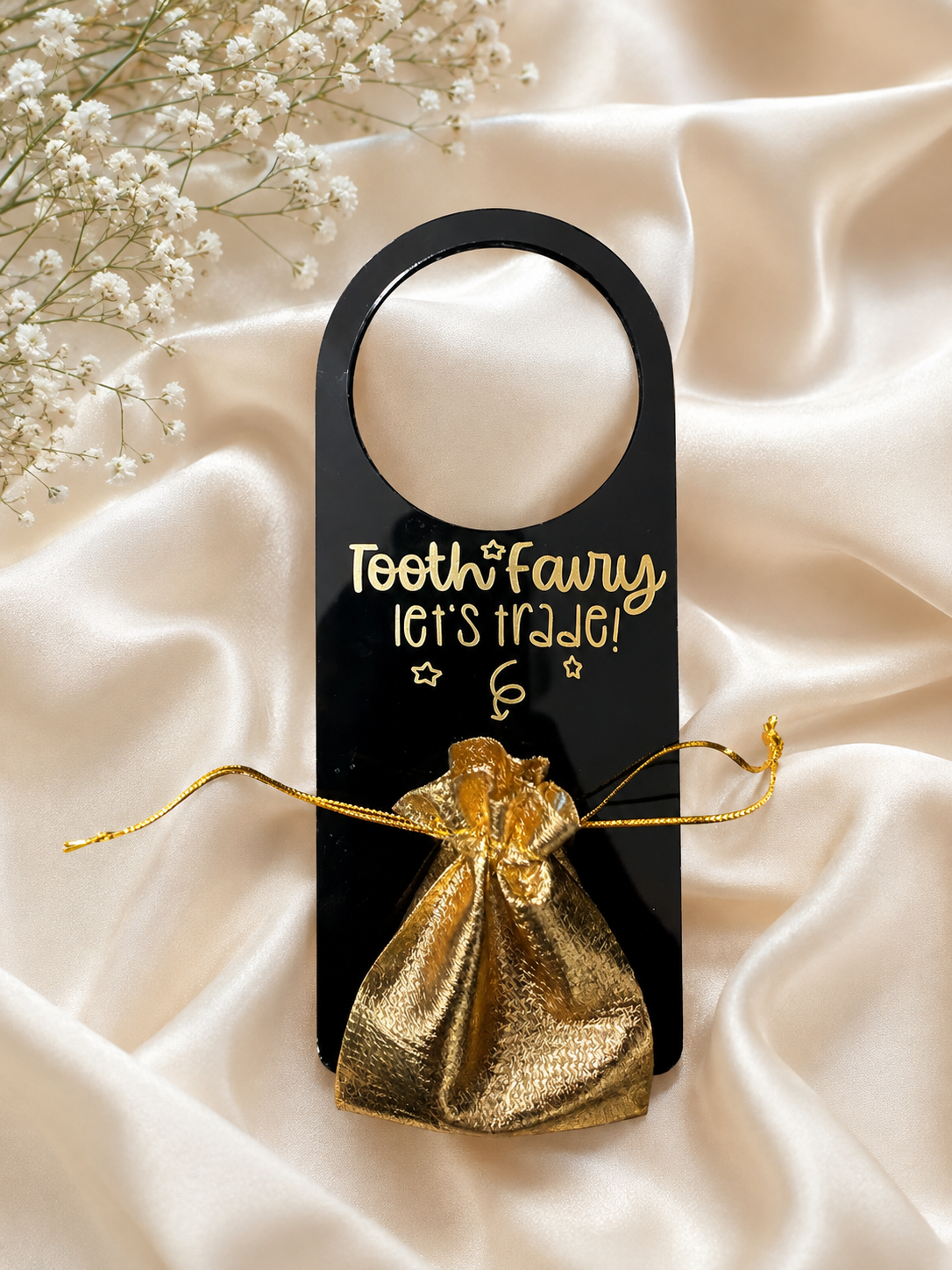🧚 Tooth Fairy “Let’s Trade!” Door Hanger