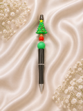 🎄 Christmas Tree Beaded Pen – Limited Edition
