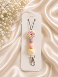 🍩 Sweet Treat Donut Beaded Lanyard