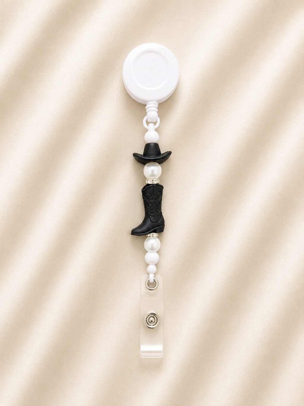 Western Cowgirl Retractable Badge Reel