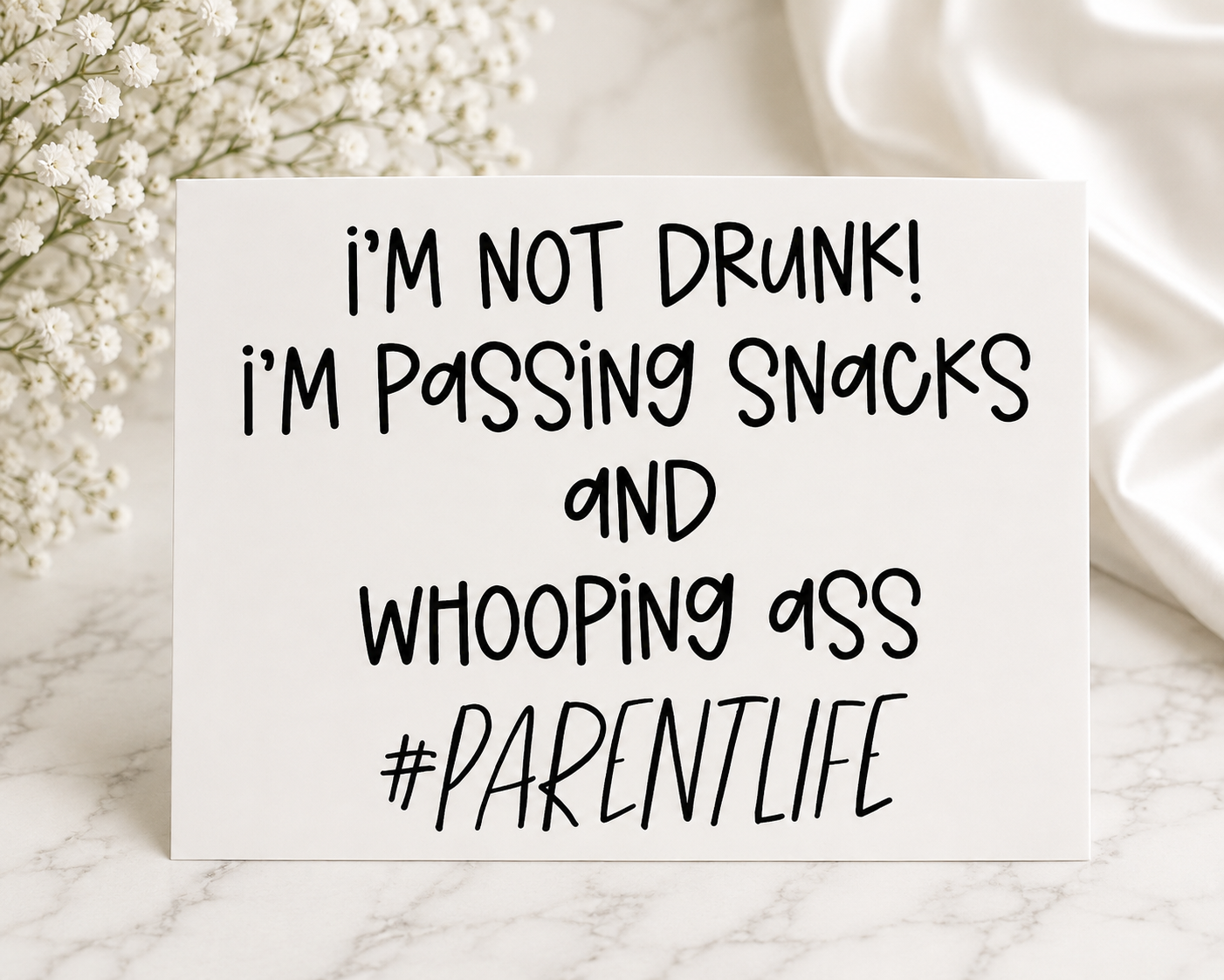 I’m Not Drunk… Parent Life Car Decal