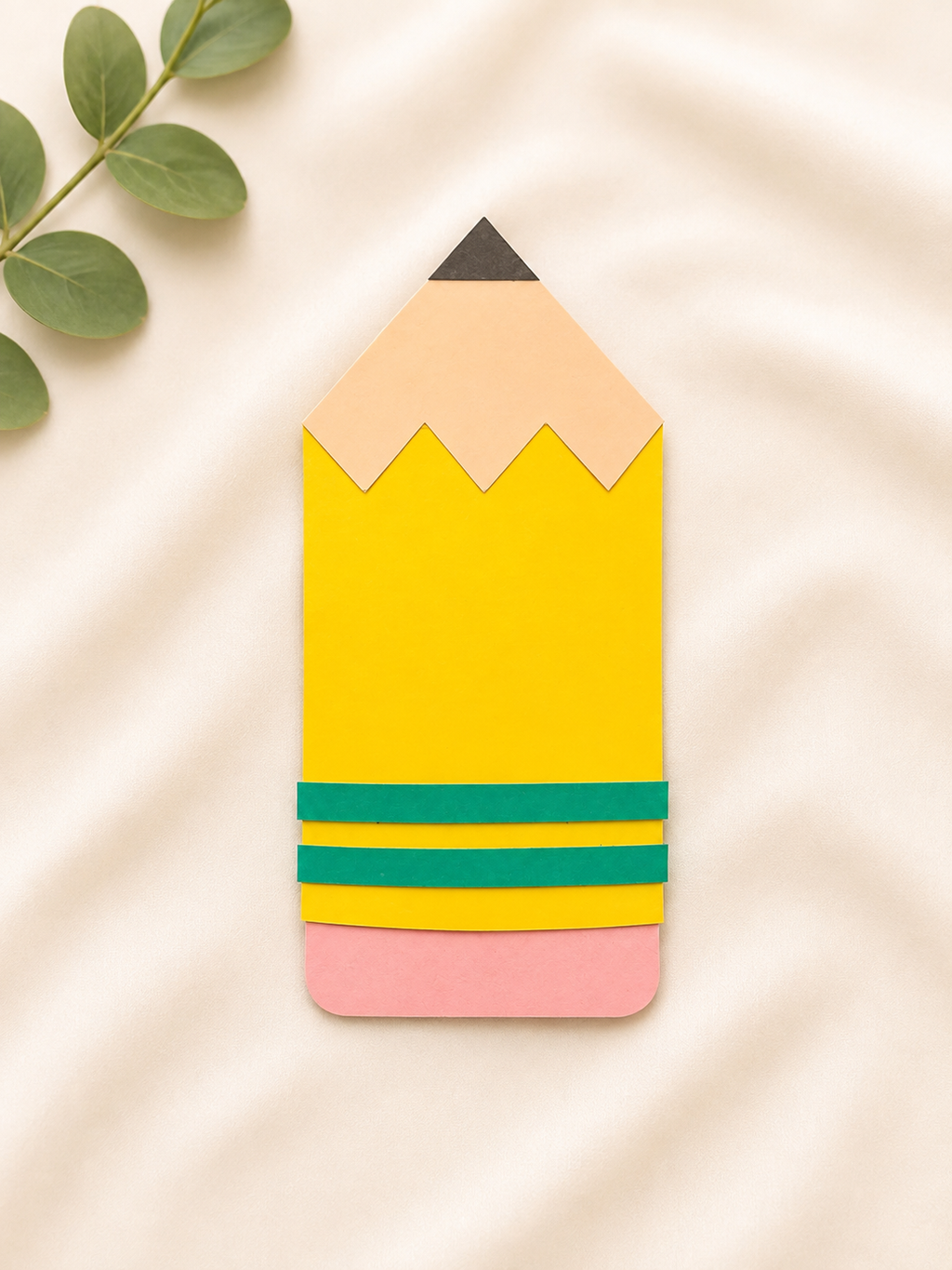 Pencil Paper Gift Card Holder