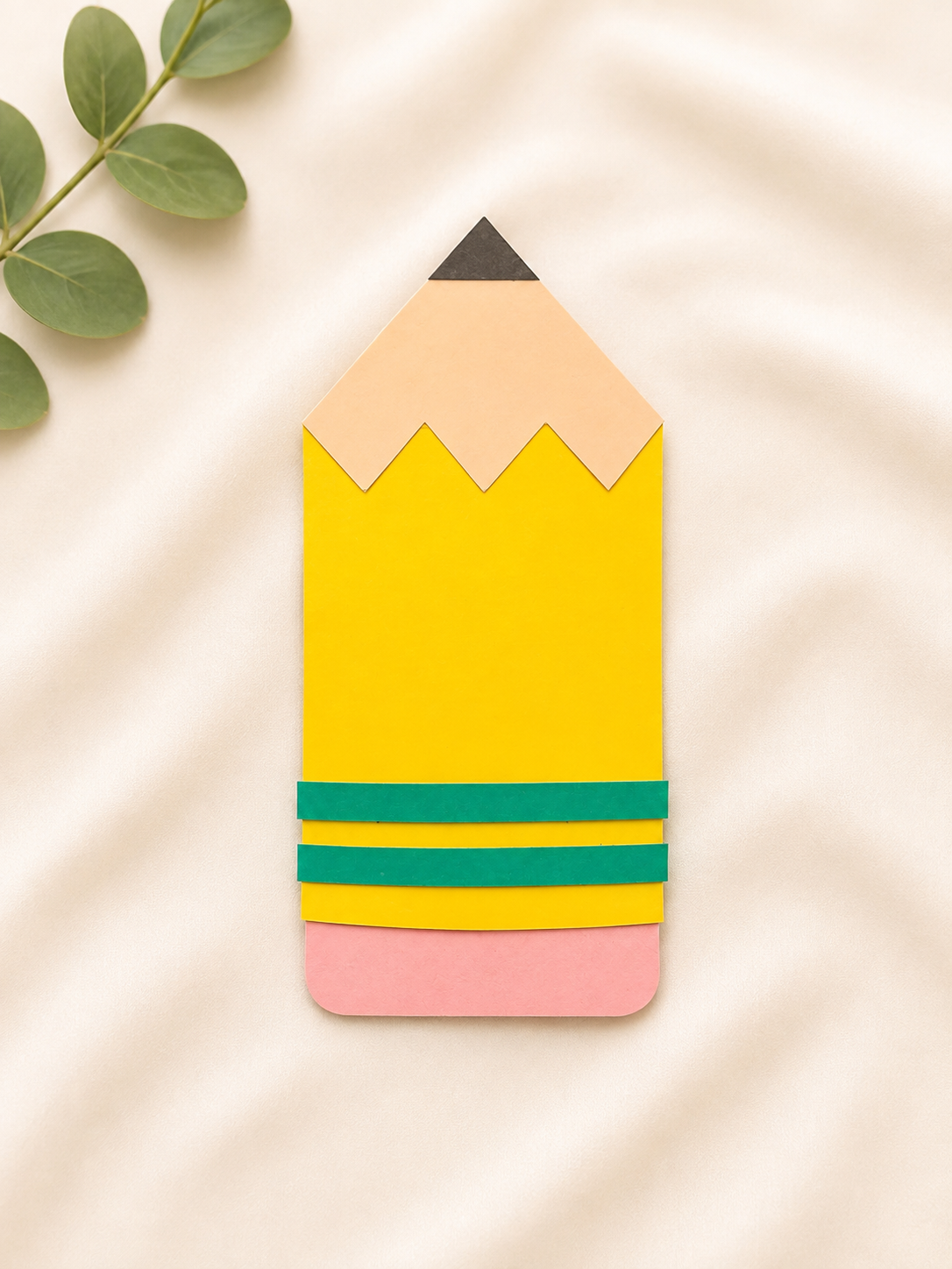 Pencil Paper Gift Card Holder