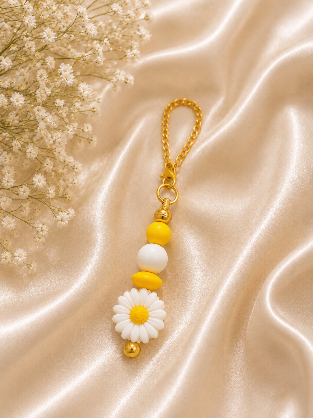 🌼 Sunny Daisy Water Bottle Handle Chain