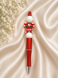 🎄 Candy Cane Christmas Beaded Pen ❤️💚