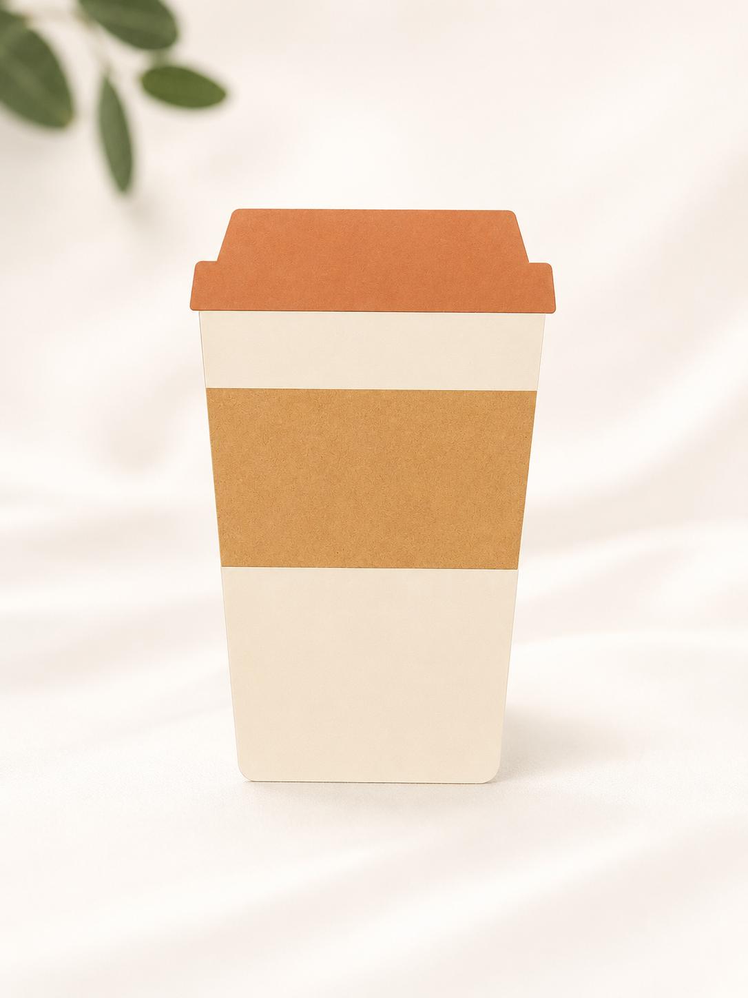 Coffee Cup Paper Gift Card Holder