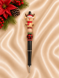 🎄 Christmas Reindeer Beaded Pen
