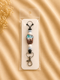 Bubble Tea Silicone Beaded Lanyard