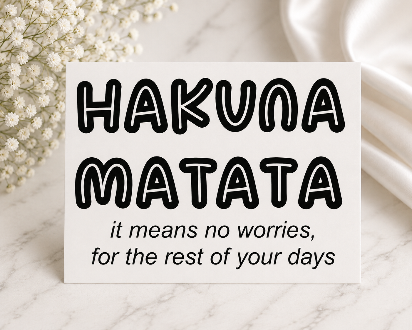 Hakuna Matata Car Decal