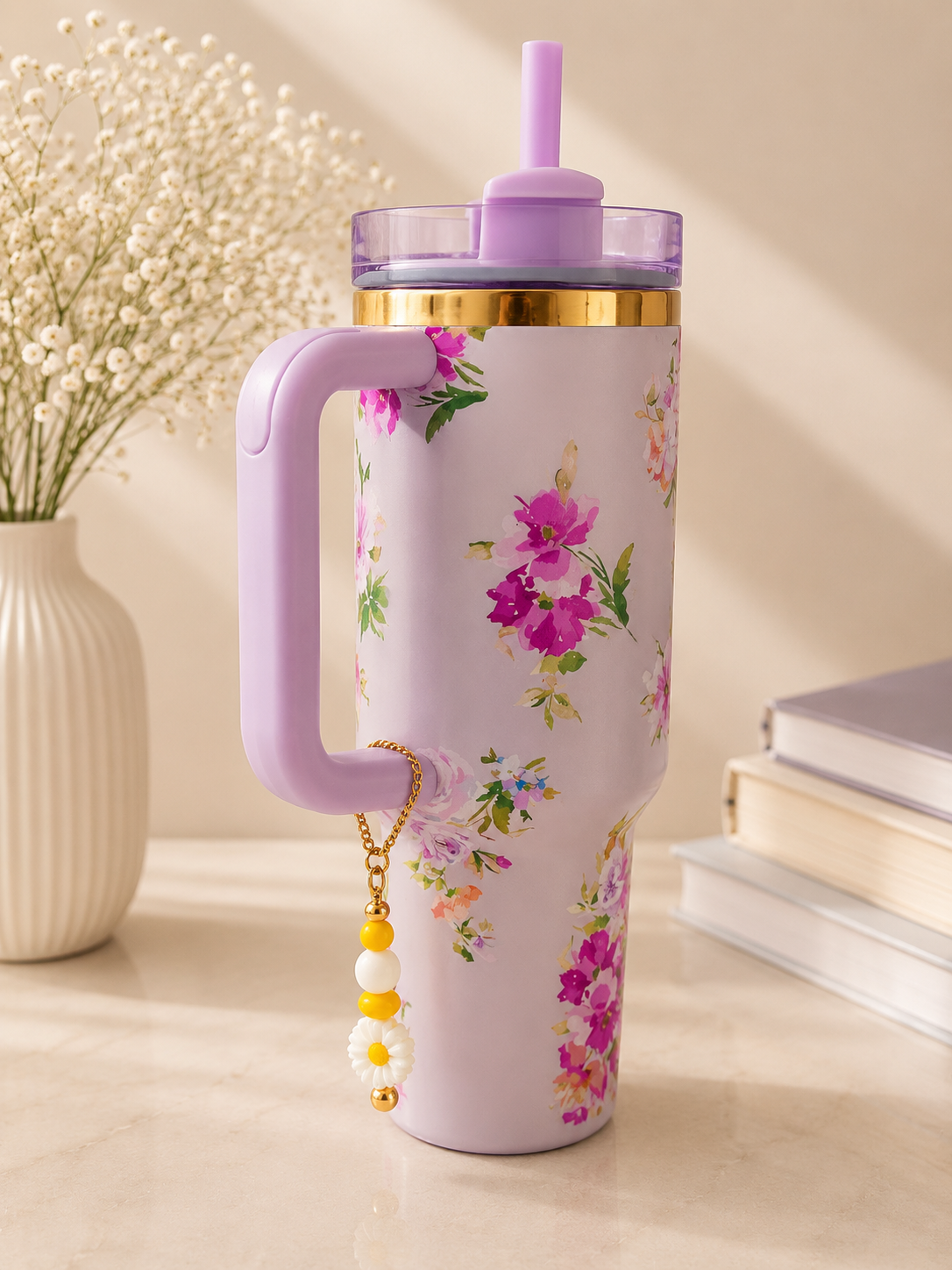 🌼 Sunny Daisy Water Bottle Handle Chain