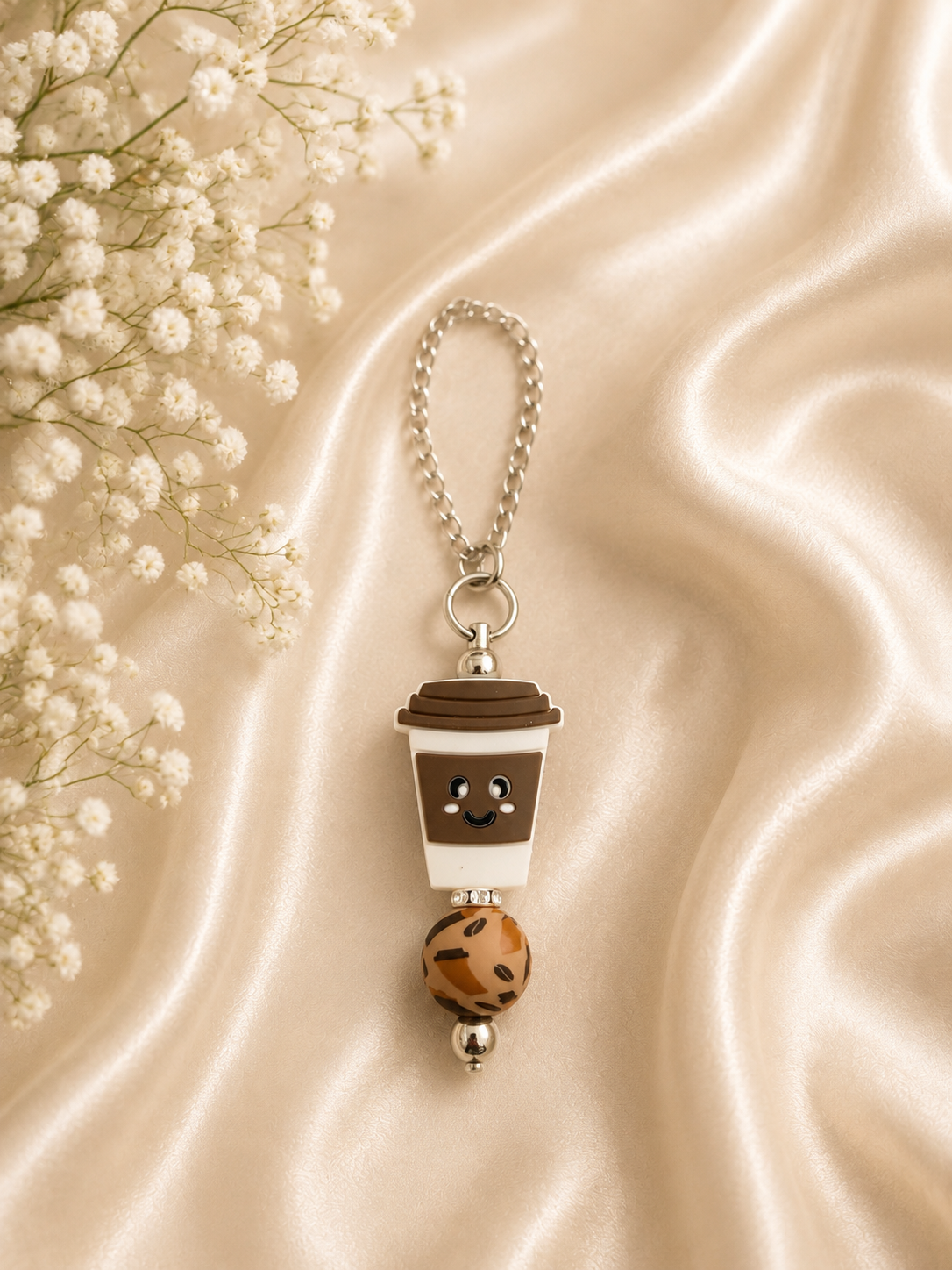 ☕ Coffee Lover Water Bottle Handle Chain