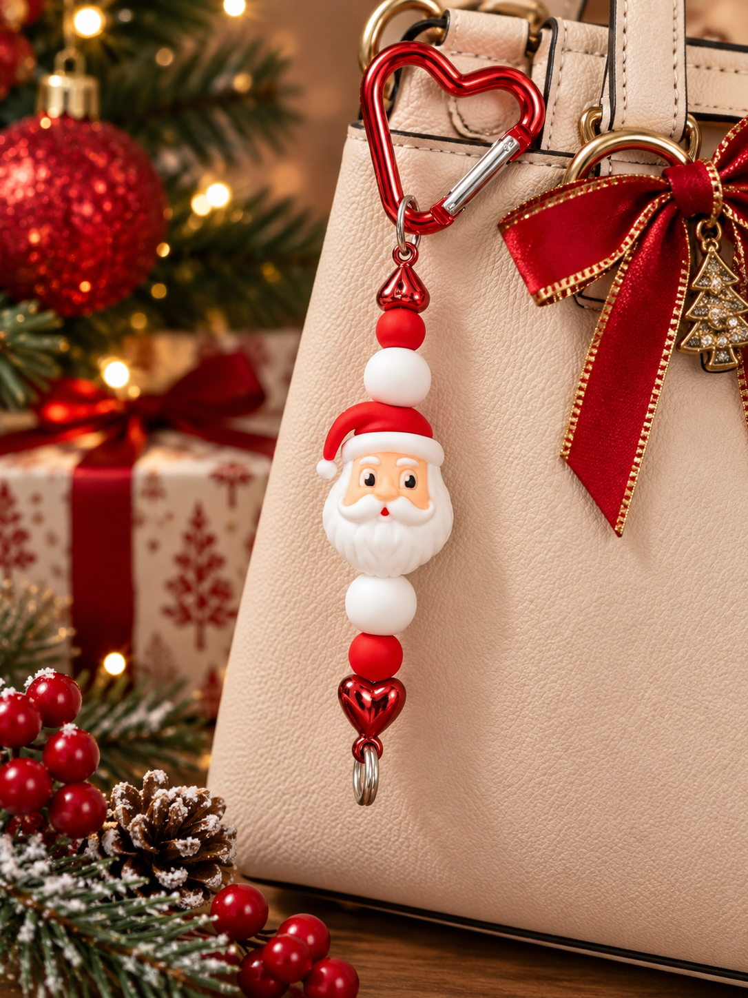 🎅 Santa Christmas Keychain
