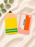 Pencil Paper Gift Card Holder