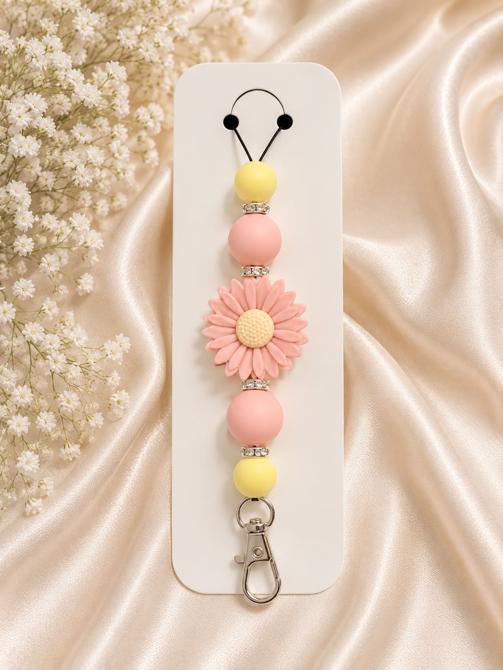 Pastel Daisy Lanyard 🩷💛
