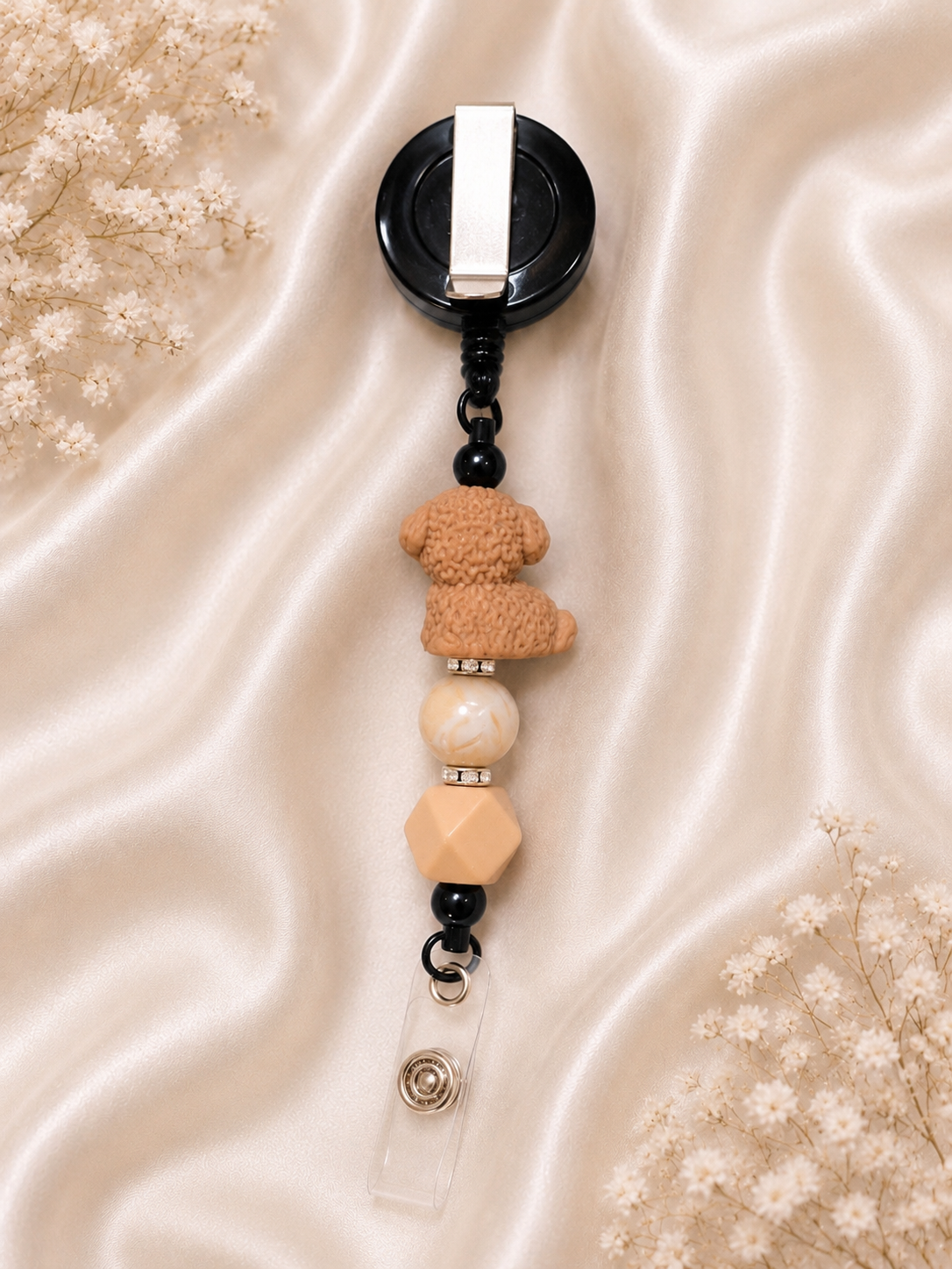 🐾 Sweet Pup Retractable Badge Reel