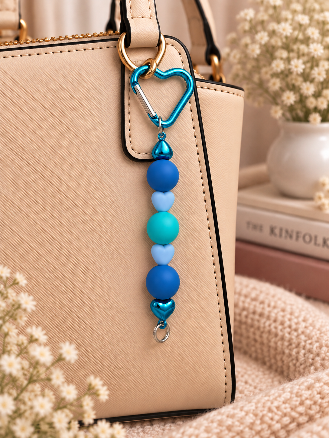 💙 Blue Hearts Keychain