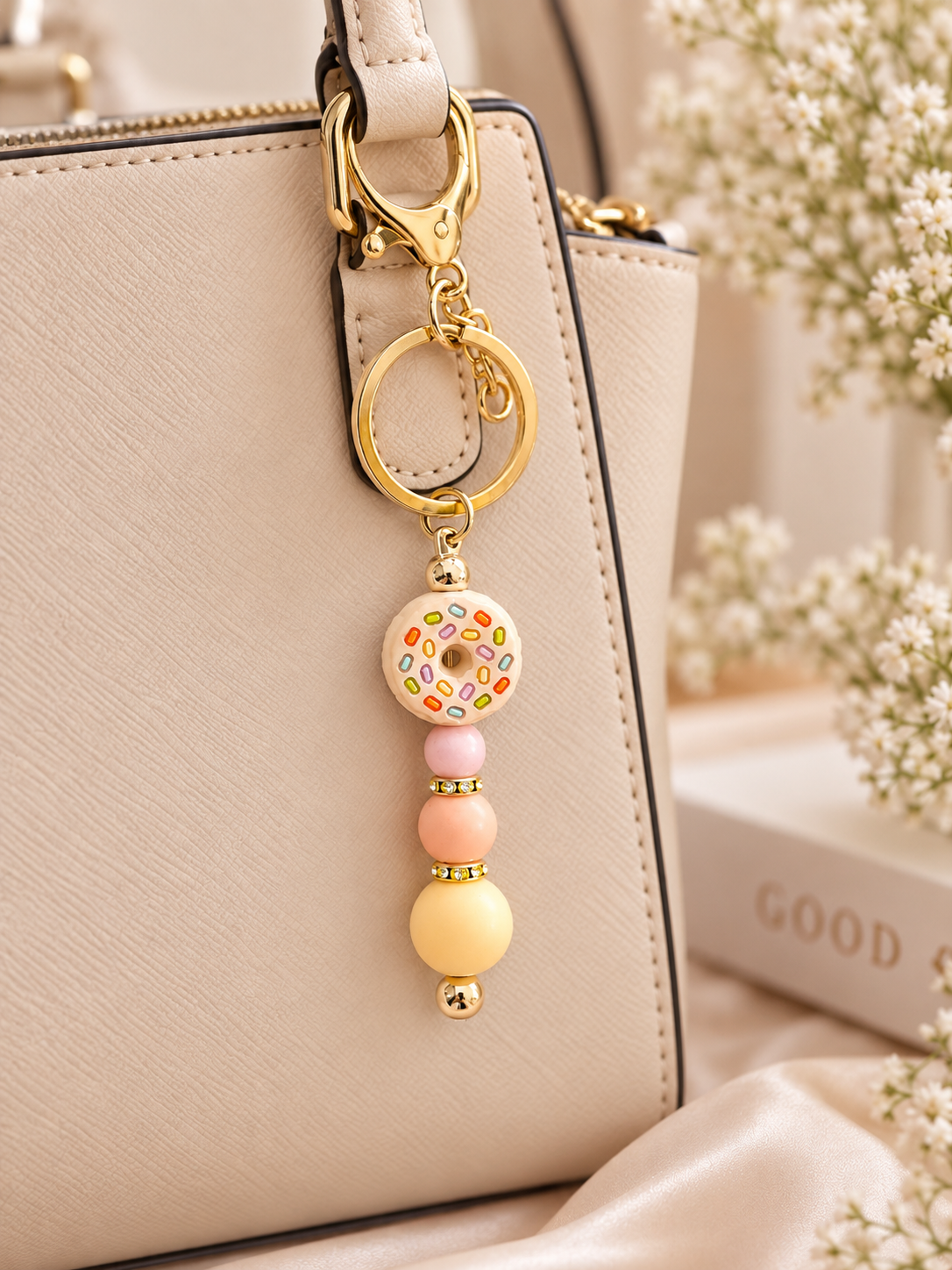 🍩 Sweet Treat Donut Keychain