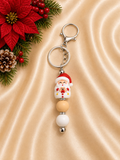 Christmas Santa Beaded Keychain 🎅🎄
