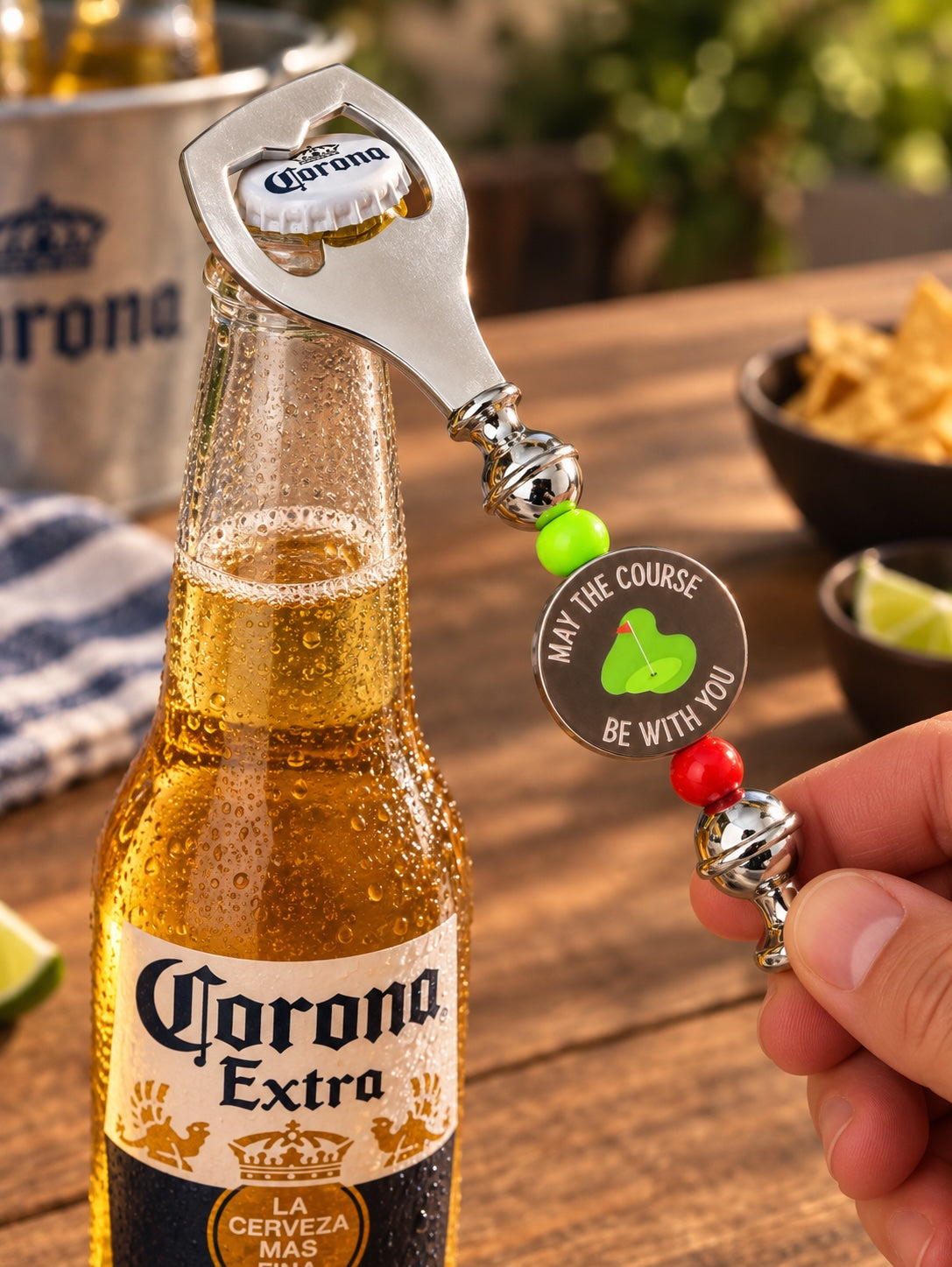 ⛳ May The Course Be With You Bottle Opener