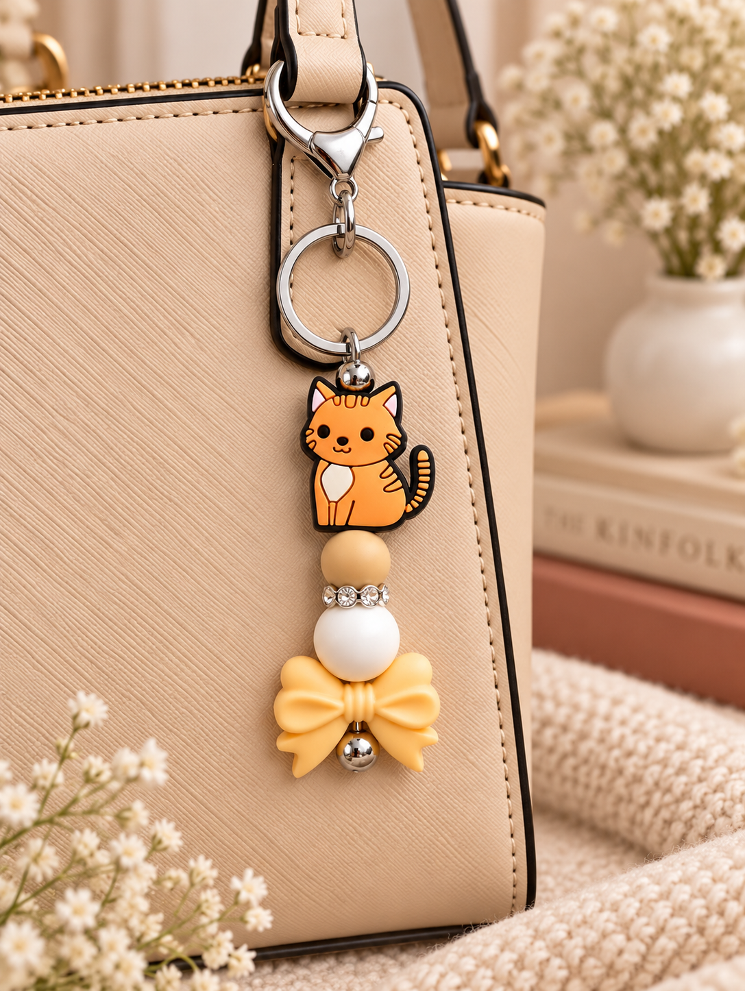 🐱 Sweet Ginger Cat Keychain