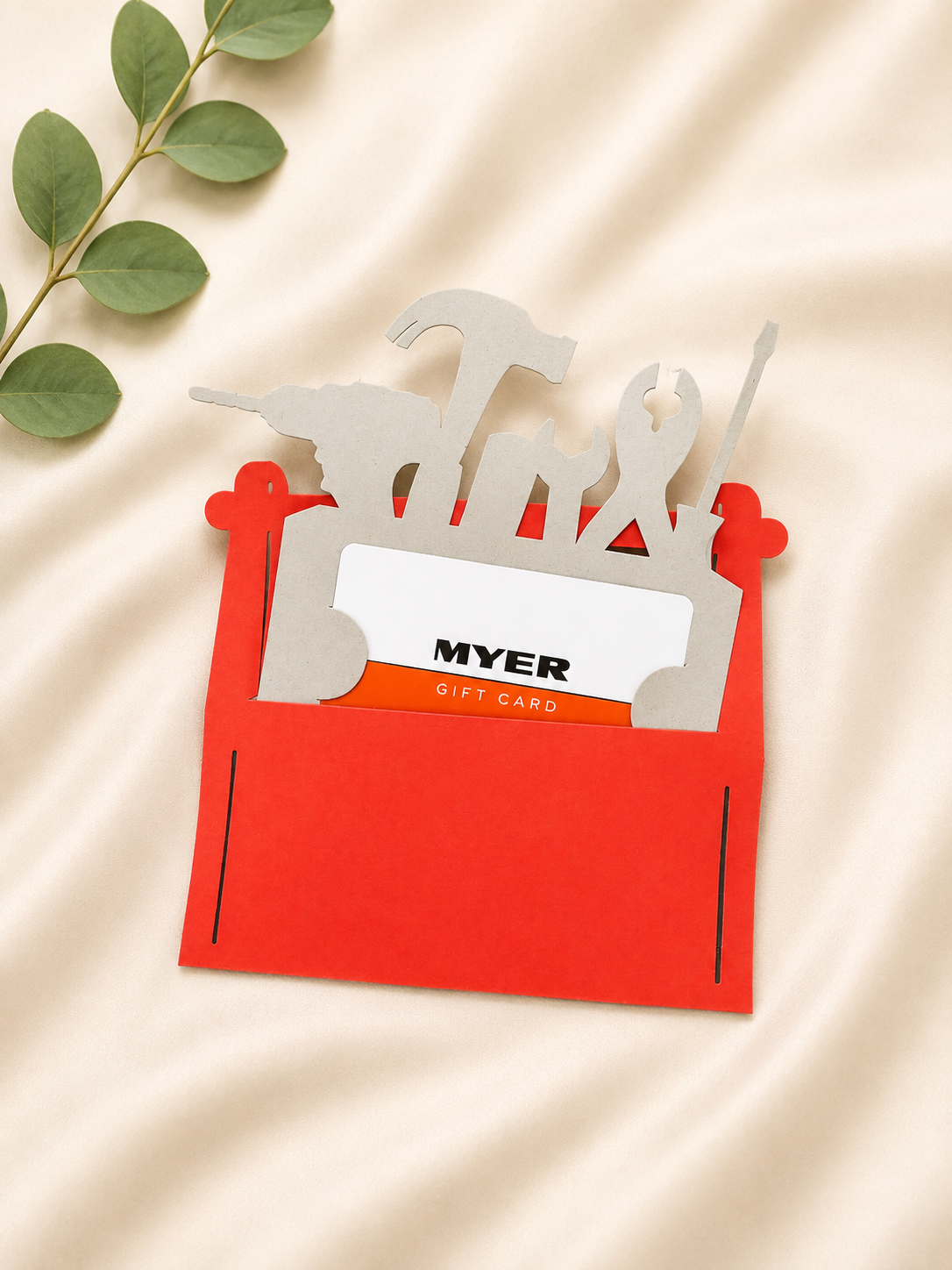 Toolbox Paper Gift Card Holder