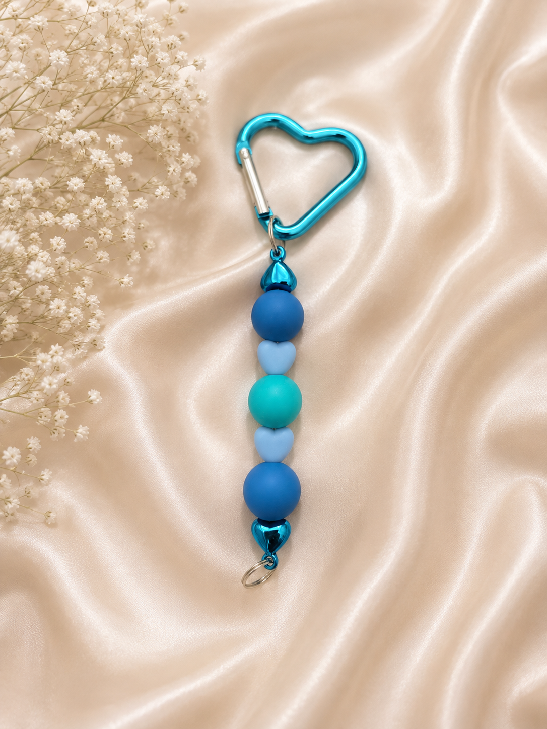 💙 Blue Hearts Keychain