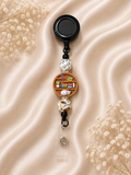 📚 Cosy Book Lover Retractable Badge Reel